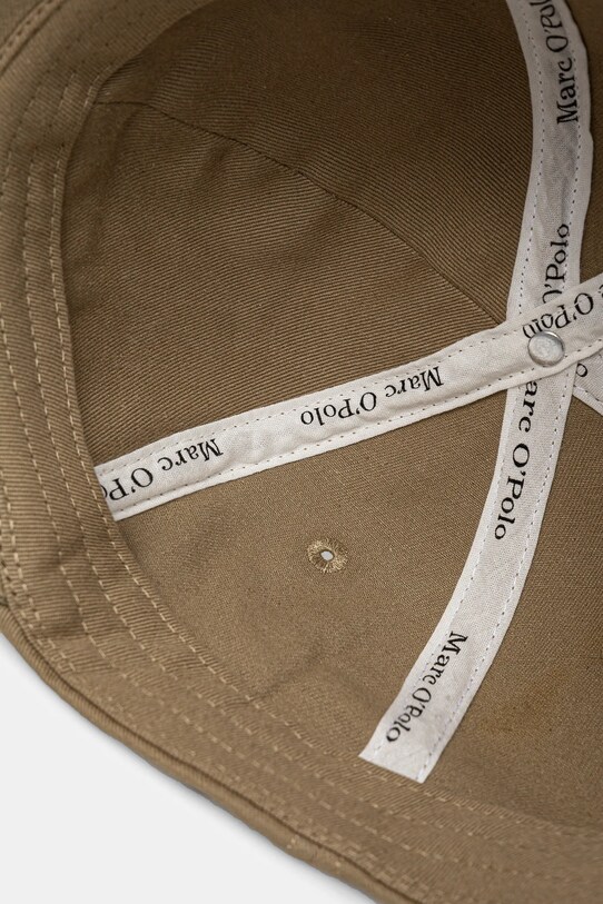 Marc O'Polo berretto da baseball in cotone verde 502802601063