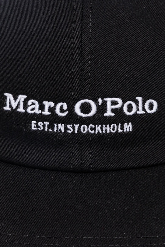 Bavlněná baseballová čepice Marc O'Polo černá 503802601063