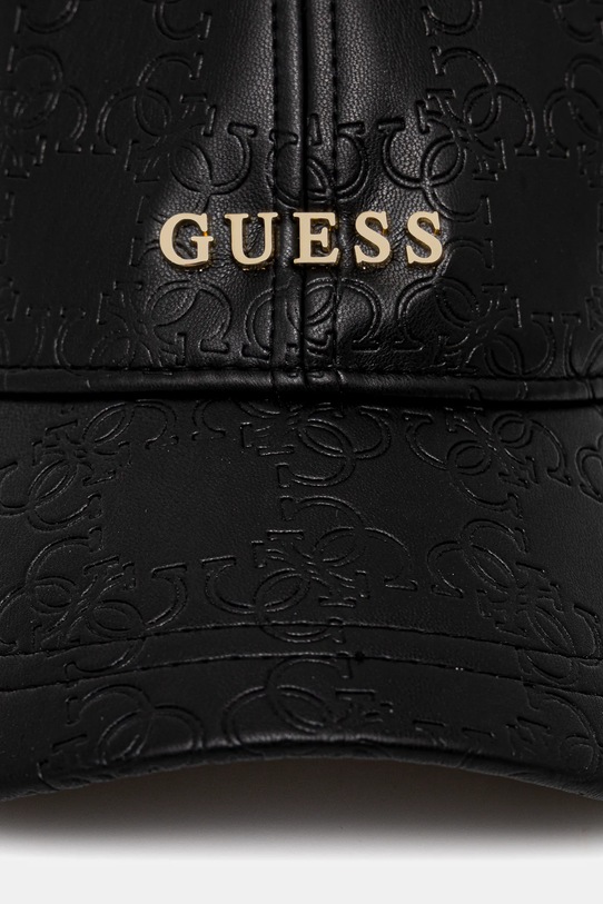 Guess czapka z daszkiem EMBOSSED V5RZ00.WH8D0 czarny SS25