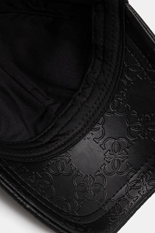 Guess czapka z daszkiem EMBOSSED czarny V5RZ00.WH8D0