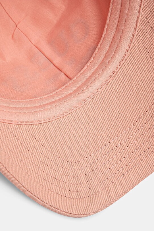 Guess czapka z daszkiem bawełniana LUREX pomarańczowy V5RZ03.WFKN0