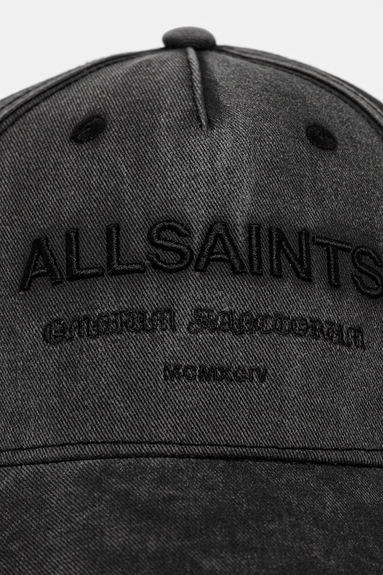 Kšiltovka AllSaints AS200842 šedá SS25