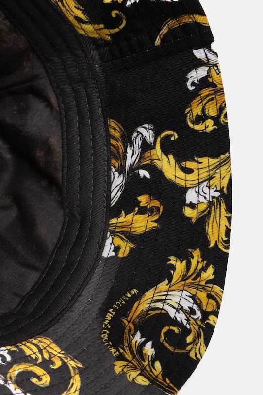 Versace Jeans Couture kapelusz bawełniany czarny 78HAZK06.ZG364
