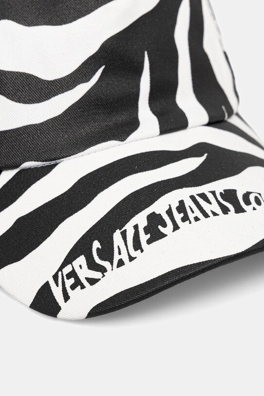 Βαμβακερό καπέλο του μπέιζμπολ Versace Jeans Couture 78HAZK17.ZG368 μαύρο SS25