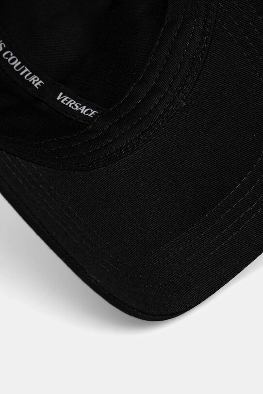 Versace Jeans Couture șapcă de baseball din bumbac negru 78HAZK32.ZG365