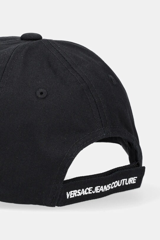 Kiegészítők Versace Jeans Couture pamut baseball sapka 78HAZK58.ZG370 fekete