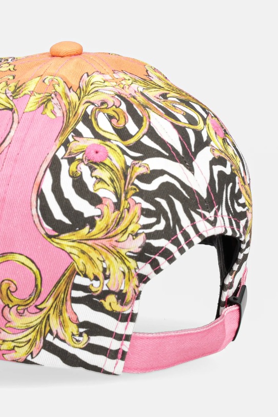 Doplnky Bavlnená šiltovka Versace Jeans Couture 78HAZK59.ZG371 ružová