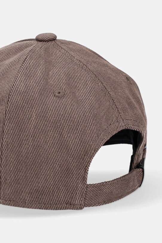Doplňky Bavlněná baseballová čepice Versace Jeans Couture 78HAZK61.ZG374 hnědá