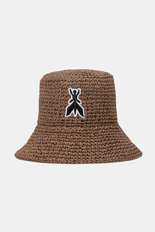 Капелюх Patrizia Pepe аплікація коричневий 2F0081.V014