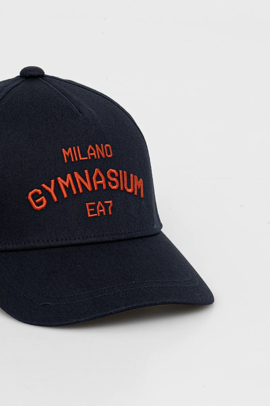 Bavlněná baseballová čepice EA7 Emporio Armani AF13034.7W000334 námořnická modř SS25