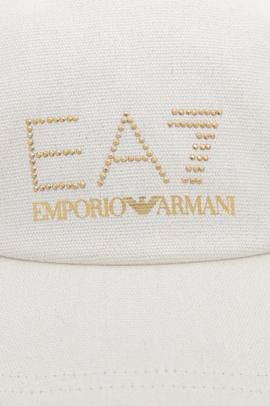Бавовняна бейсболка EA7 Emporio Armani AF13009.7W000327 білий SS25