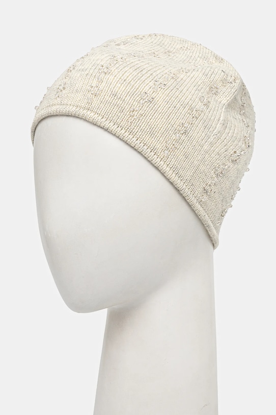 Шапка з домішкою вовни MAX&Co. 2516571016200 бежевий SS25