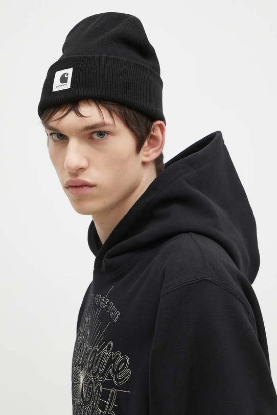 Шапка Carhartt WIP Ashley Beanie I034850.89XX чорний SS25