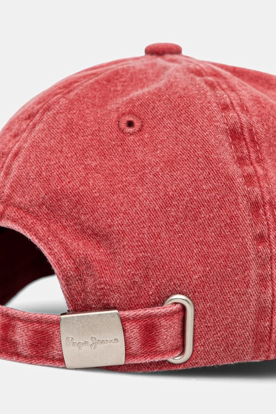 Бавовняна бейсболка Pepe Jeans WEI CAP рожевий PL040364