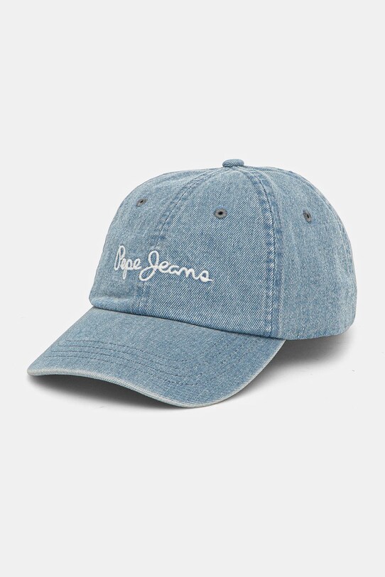 Bavlněná baseballová čepice Pepe Jeans MARIAN CAP bavlna modrá PL040365