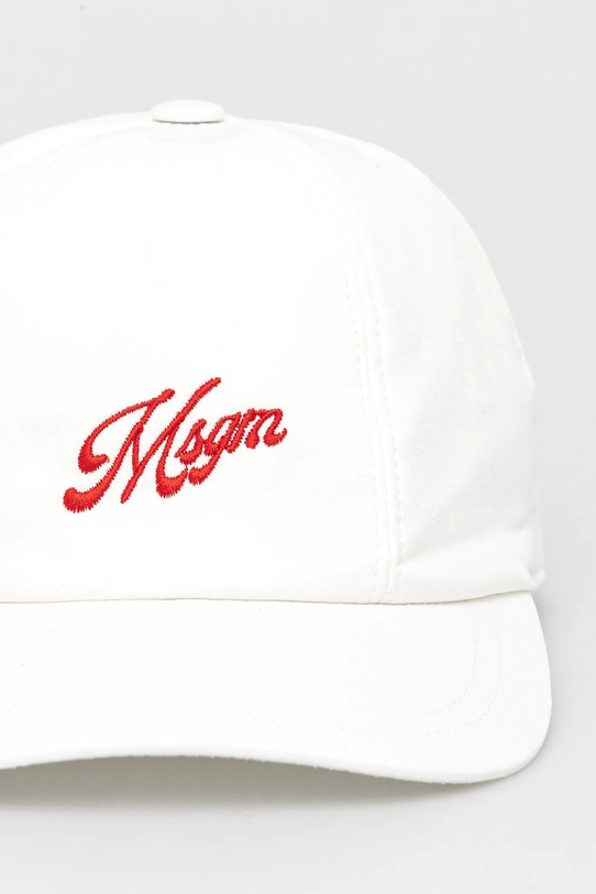 MSGM czapka z daszkiem 3842MDL02.257126 biały SS25