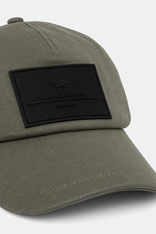 Βαμβακερό καπέλο του μπέιζμπολ Weekend Max Mara 2515571064600 πράσινο SS25