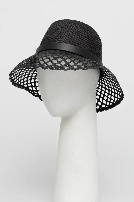 Klobuk Weekend Max Mara 2515571065600 črna SS25