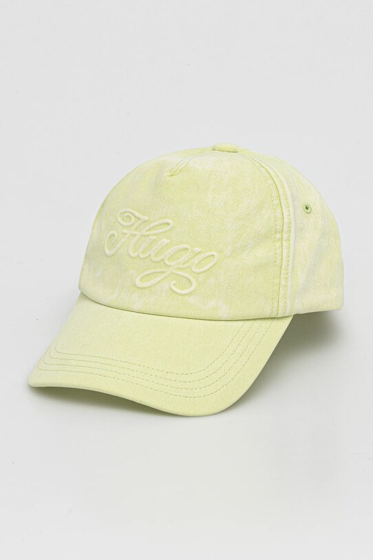Hugo Blue berretto da baseball cotone verde 50539519