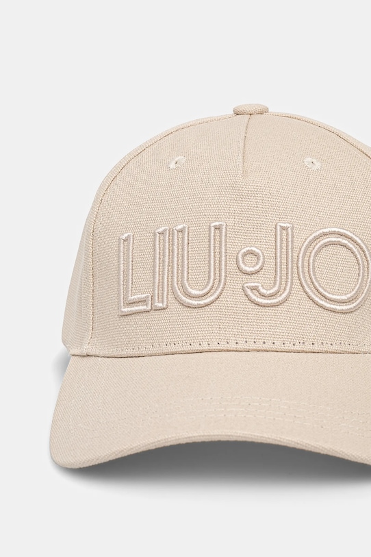 Liu Jo czapka z daszkiem bawełniana 2A5014.T0300 beżowy SS25