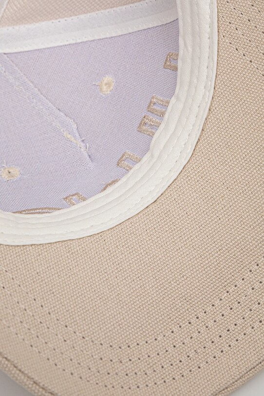 Liu Jo czapka z daszkiem bawełniana beżowy 2A5014.T0300