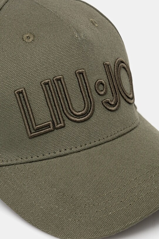Liu Jo șapcă de baseball din bumbac 2A5014.T0300 verde SS25