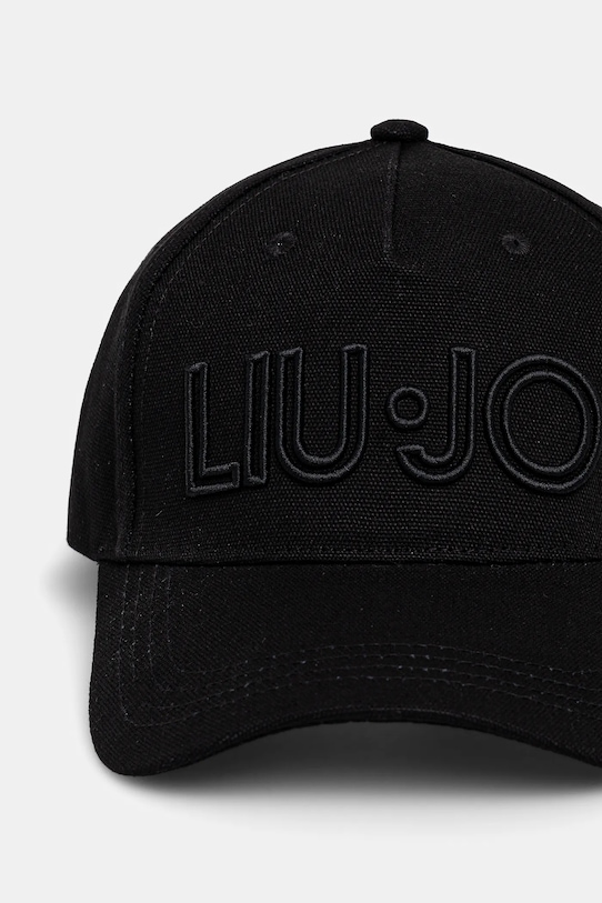 Liu Jo pamut baseball sapka 2A5014.T0300 fekete SS25