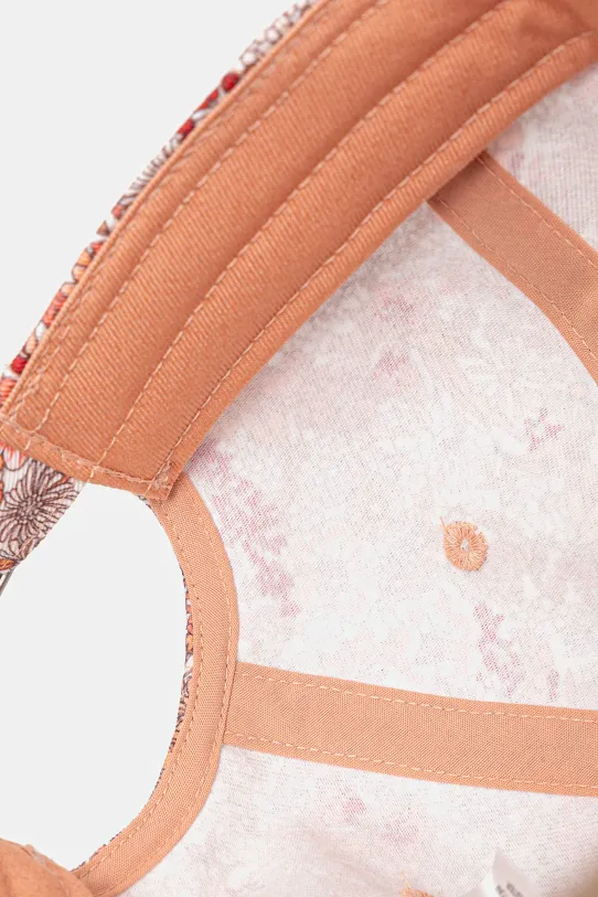 Bombažna bejzbolska kapa adidas Originals Liberty oranžna JD0998