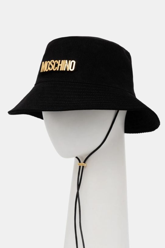 Pamučni šešir Moschino M3094.65435 crna