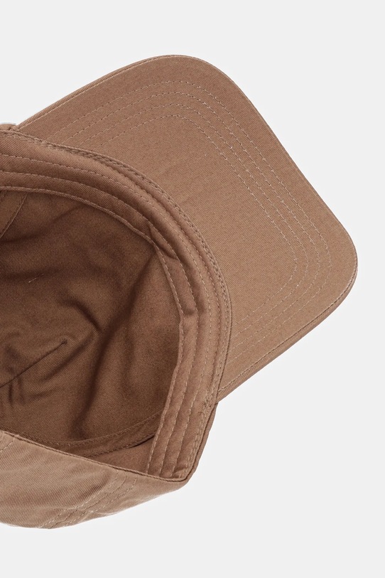 Bavlnená šiltovka Napapijri F-Soir hnedá NP0A4IETN1Q1