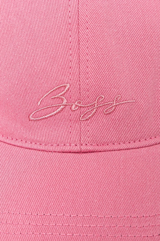 Бавовняна бейсболка BOSS Orange 50540944 рожевий SS25