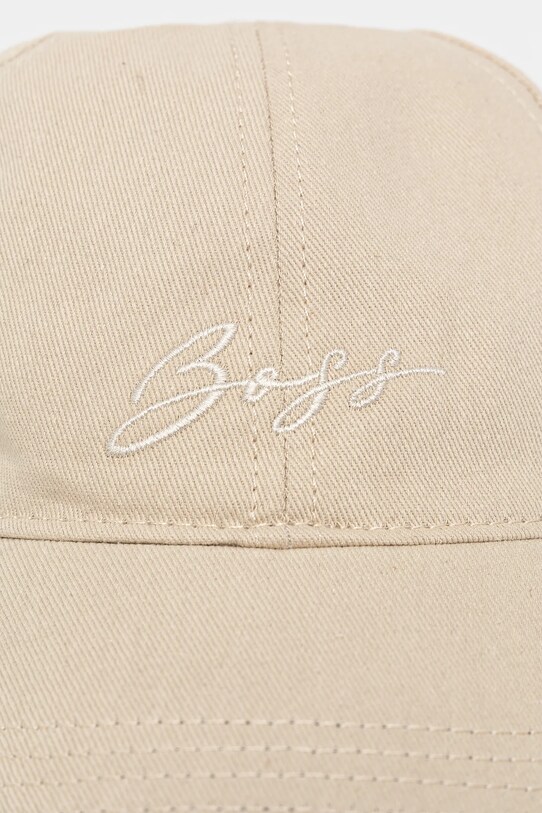 Accessori BOSS Orange berretto da baseball in cotone 50540944 beige