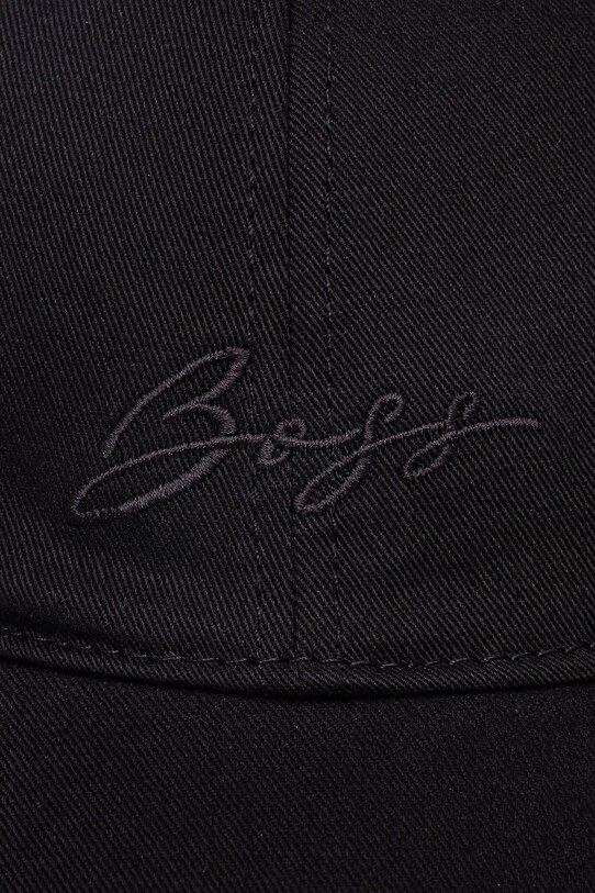 Bavlněná baseballová čepice BOSS Orange 50540944 černá SS25