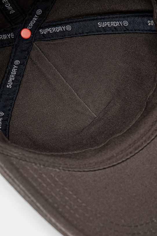 Superdry șapcă de baseball din bumbac gri W9010177A.02A