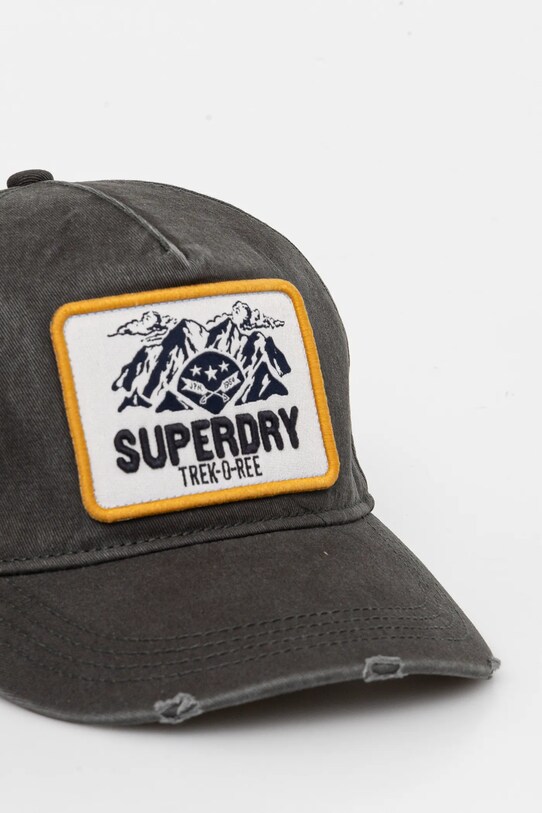 Аксесоари Памучна шапка с козирка Superdry W9010177A.OE6 зелен