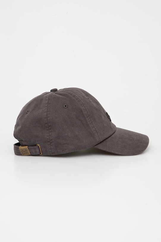 Superdry șapcă de baseball din bumbac W9010193A.06A gri SS25