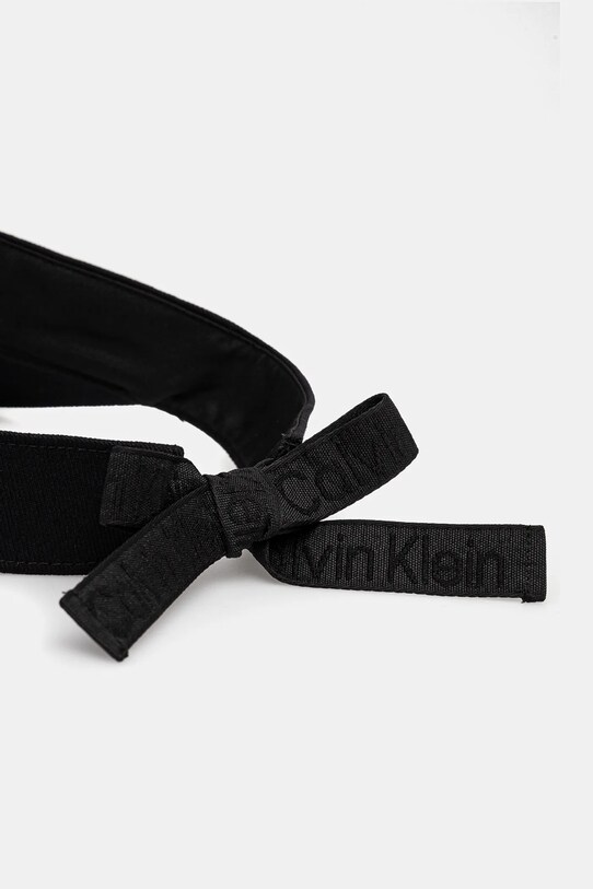 Bavlněný kšilt Calvin Klein K60K613144 černá SS25