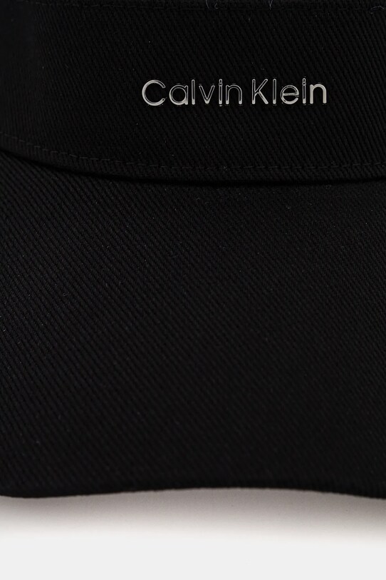Doplňky Bavlněný kšilt Calvin Klein K60K613144 černá