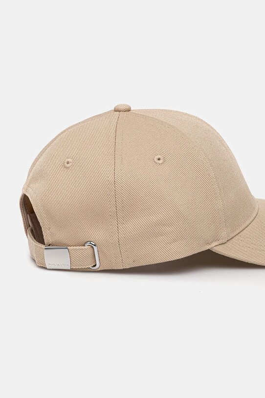 Аксессуары Хлопковая кепка Calvin Klein K60K612910 бежевый