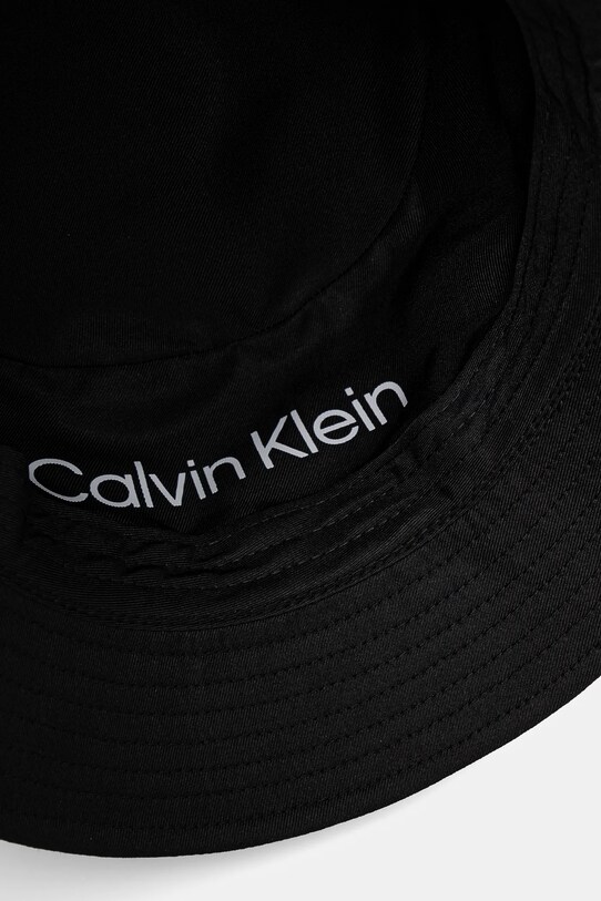 Bavlněný klobouk Calvin Klein černá K60K613161