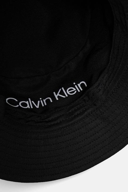 Bavlnený klobúk Calvin Klein čierna K60K613161
