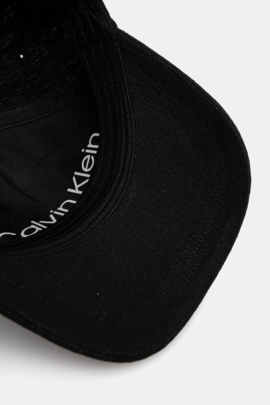 Льняная кепка Calvin Klein чёрный K60K613118