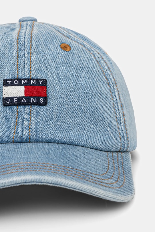 Джинсовая кепка Tommy Jeans AW0AW17312 голубой SS25