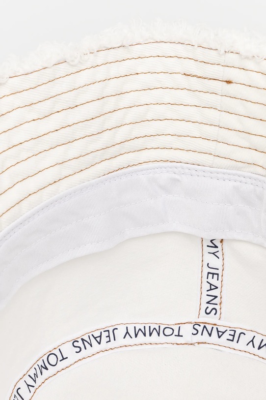 Tommy Jeans kapelusz jeansowy biały AW0AW17571