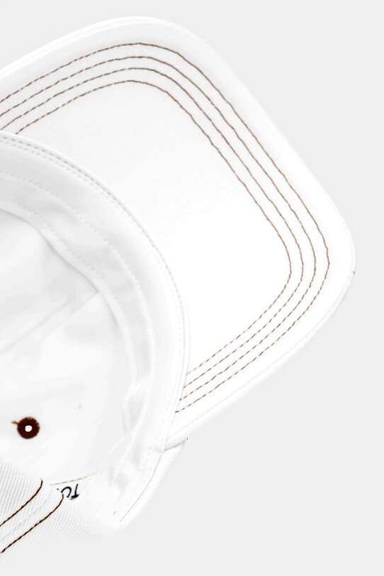 Tommy Jeans berretto da baseball in cotone bianco AW0AW17572