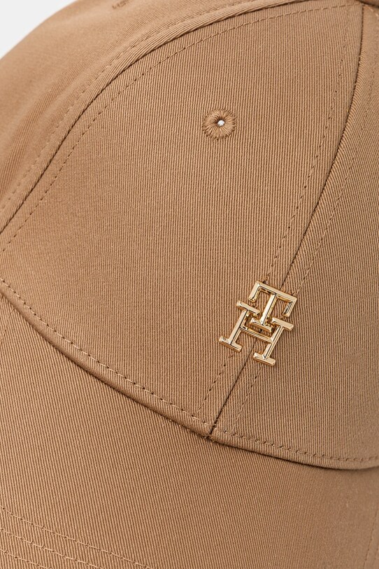 Bavlnená šiltovka Tommy Hilfiger AW0AW17128 zelená SS25