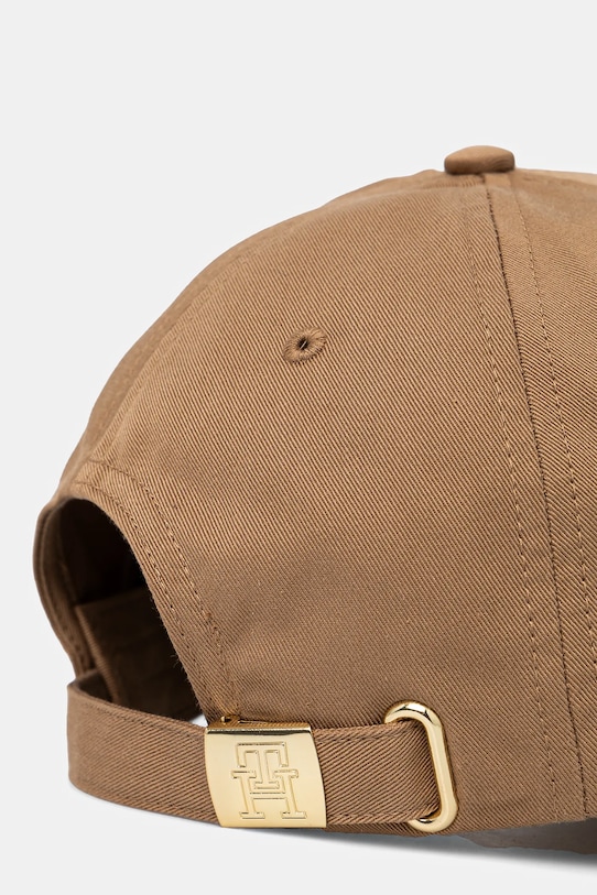 Bavlnená šiltovka Tommy Hilfiger zelená AW0AW17128