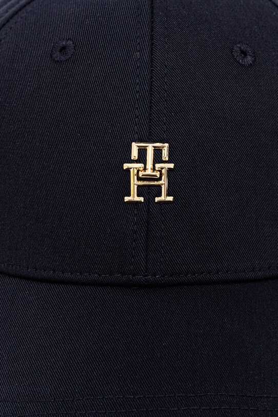 Хлопковая кепка Tommy Hilfiger AW0AW17128 тёмно-синий SS25