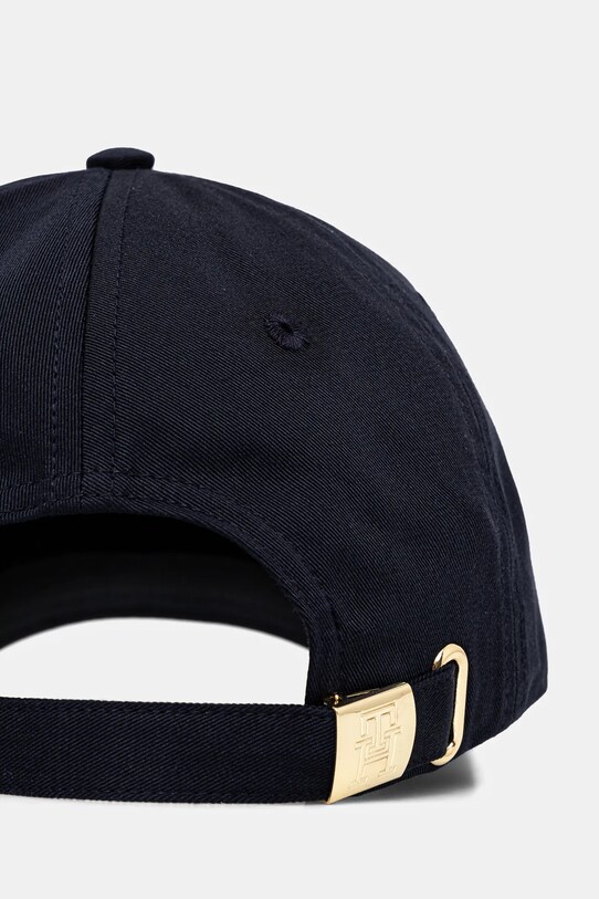 Хлопковая кепка Tommy Hilfiger тёмно-синий AW0AW17128