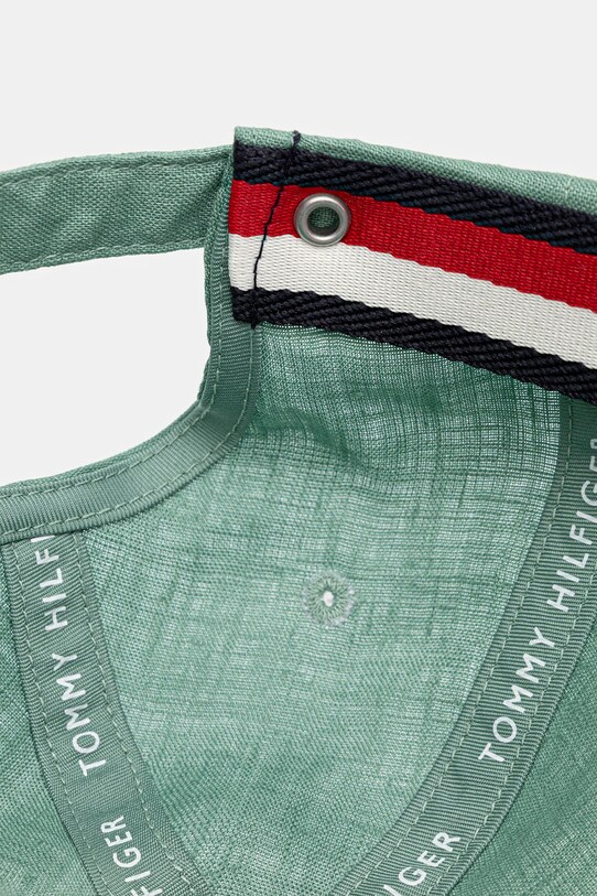 Tommy Hilfiger vászonsapka zöld AW0AW17130